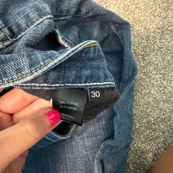 Parker Smith Relaxed Straight Distressed Jeans size 30 - Picture 5 of 7